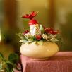 Medium Christmas Centerpiece with Snowman