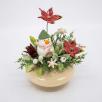 Medium Christmas Centerpiece with Snowman