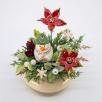 Medium Christmas Centerpiece with Snowman