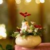 Medium Christmas Centerpiece with Snowman