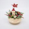Medium Christmas Centerpiece with Snowman