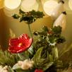 Christmas Centerpiece with Rosehips