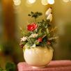 Christmas Centerpiece with Rosehips