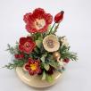 Medium Christmas Centerpiece - Red