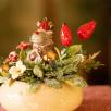 Medium Christmas Centerpiece with Reindeer
