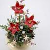 Large Christmas Centerpiece - Red