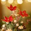 Large Christmas Centerpiece - Red