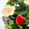 Mother's Day Centerpiece with Heart - Red