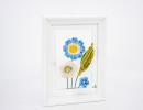 Flower Picture with Moonflower - Blue