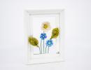 Flower Picture with Meadow Buttercup - Blue